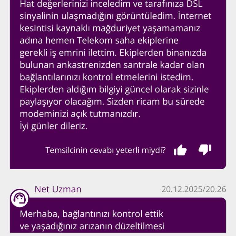 TurkNet Destek Kaydım Cevapsız Kaldı, Mağdurum