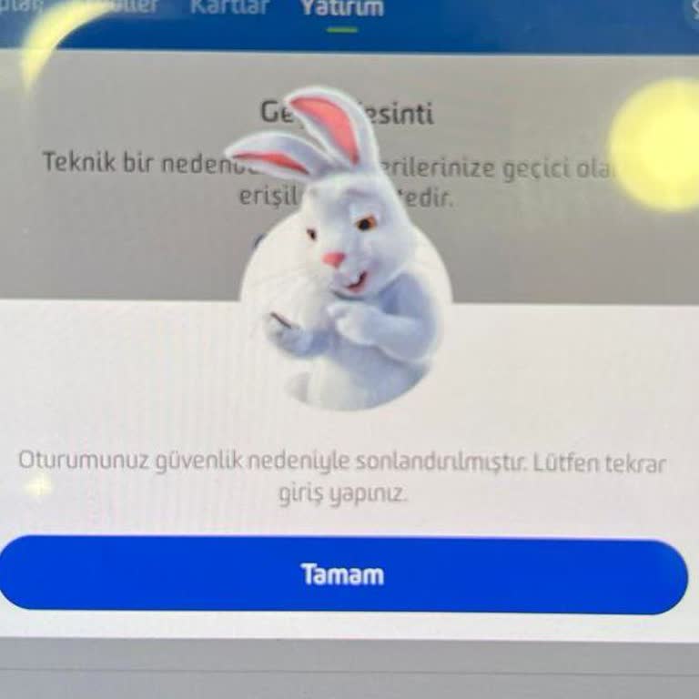 Fibabanka Mobil Uygulamasına Girişte Sürekli Güvenlik Engeliyle Karşılaşıyorum