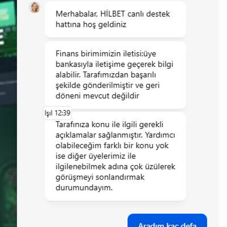 Hilbet 42000 TL Çekim Talebim Onaylandı Ama Ödeme Yapılmadı Destek Yetersiz