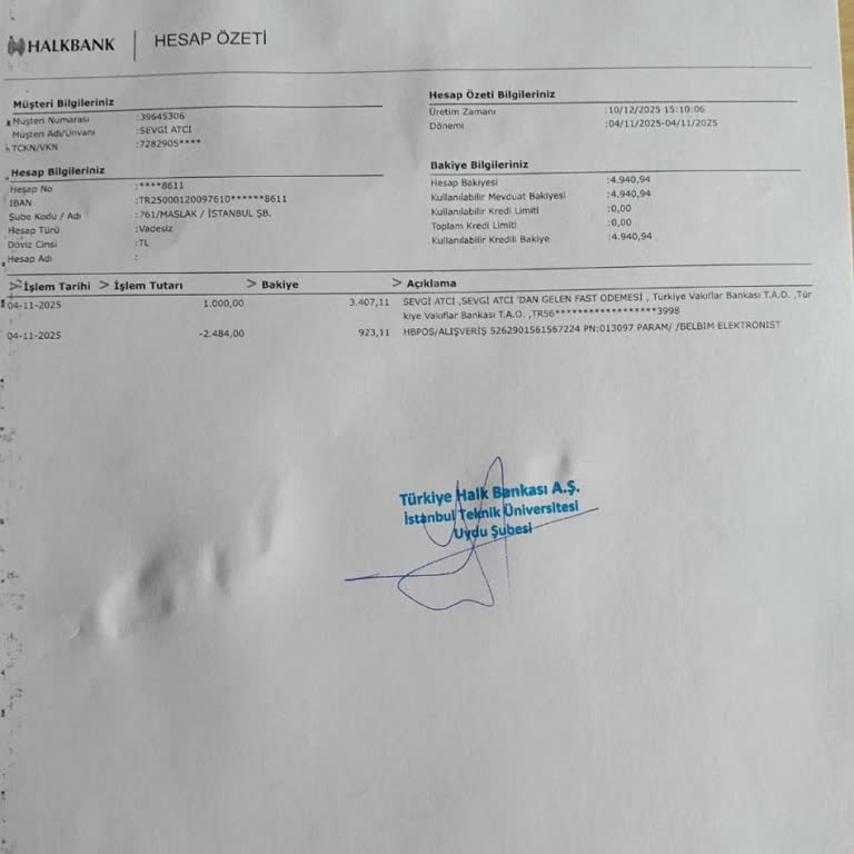 Öğrenci Kartı Yükleme Ücreti Hesaba Geçmedi, İade Sorunu Yaşıyorum