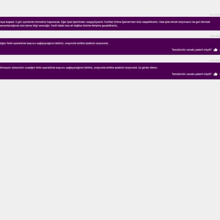 İptal Edilen Aboneliğin Sistemden Silinmemesi Nedeniyle Yeni İnternet Bağlatamıyorum