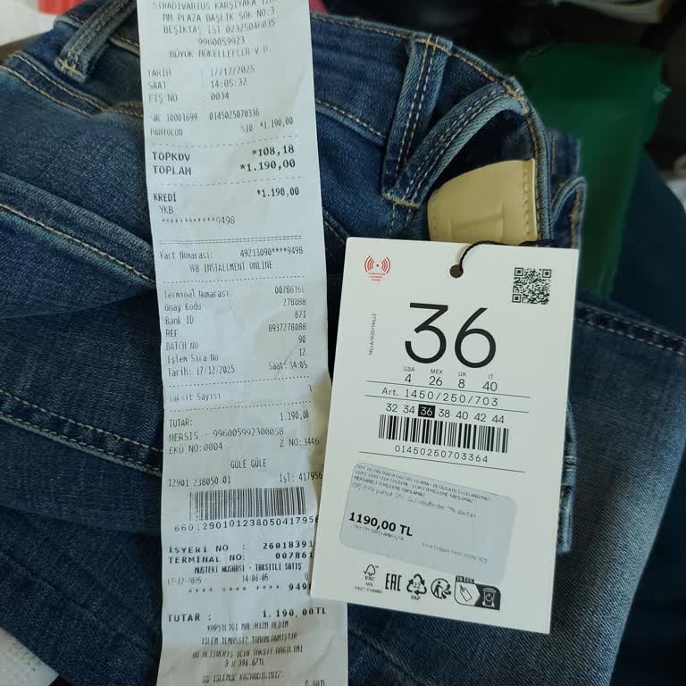 Etiketi Kopan Jean Pantolonun Değişimi Mağaza Politikası Nedeniyle Reddedildi