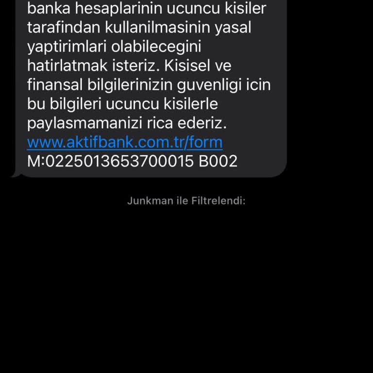 Aktif Banktan Kapalı Hesabıma Rağmen Sürekli Güvenlik Mesajları Alıyorum