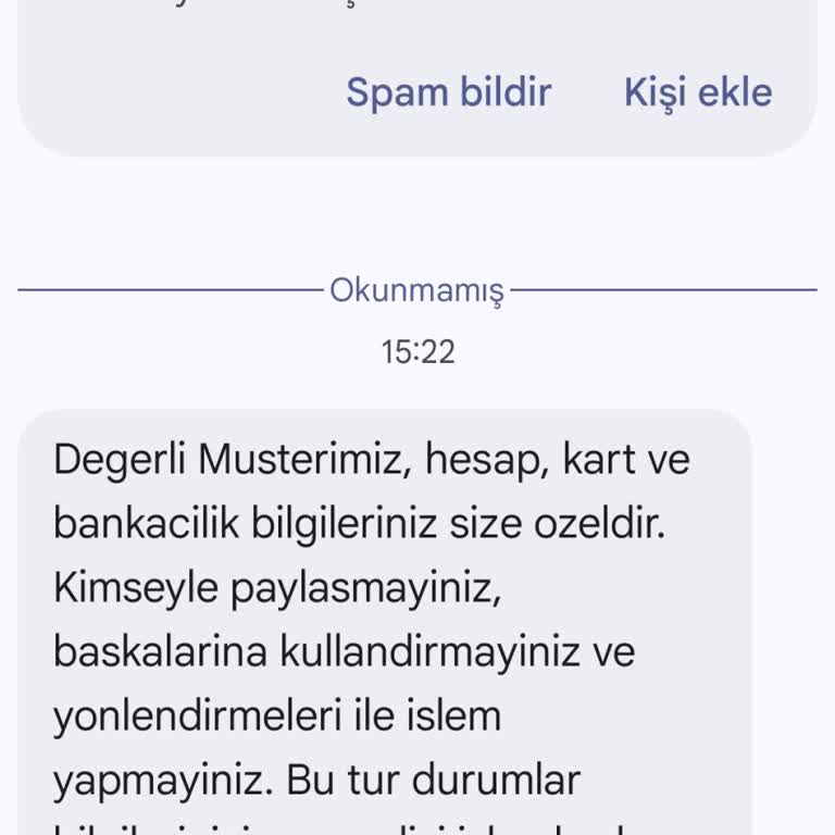 Müşterisi Olmadığım Garanti BBVA'dan İzinsiz SMS Alıyorum