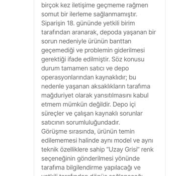 27 Gündür Teslim Edilmeyen İpad Siparişimde Bilgi Kirliliği Ve Güven Sorunu Yaşıyorum