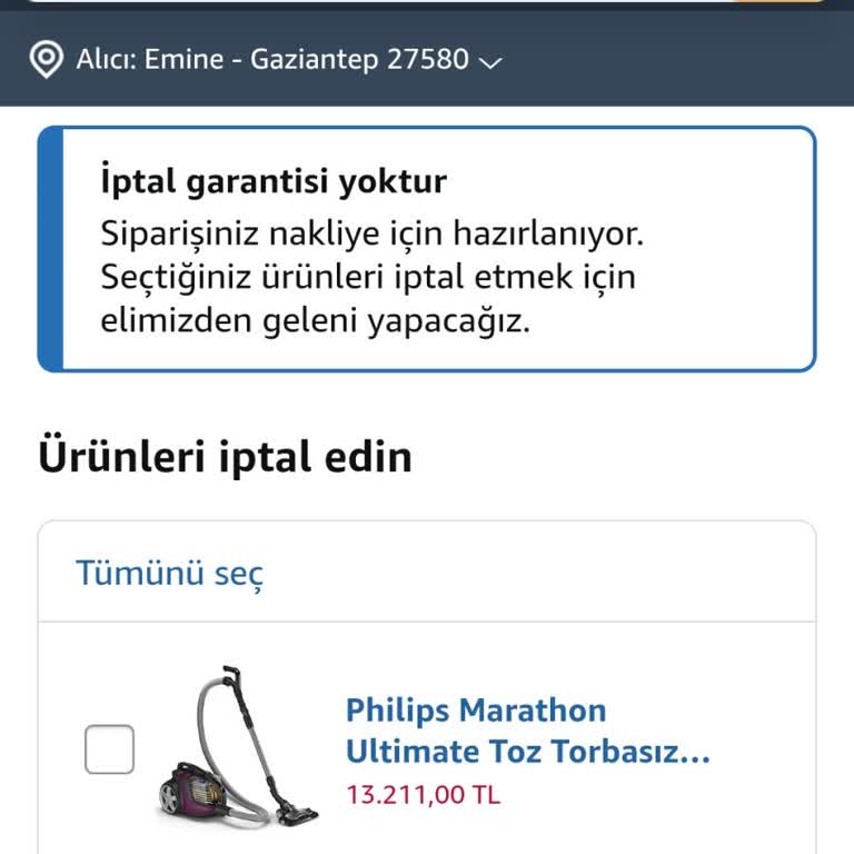 İptal Edilen Siparişimde Ücret İadesi Gecikti