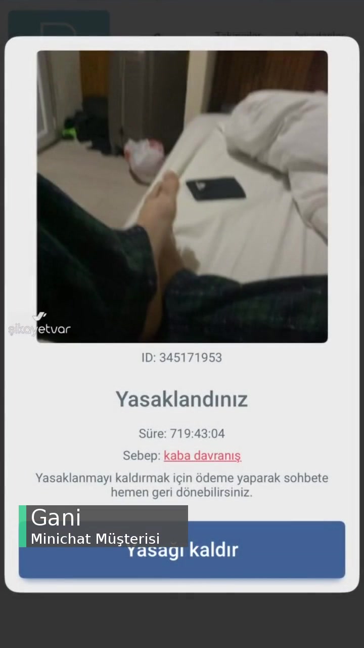 Minichat'ten Ban Yedim! videonun kapak resmi