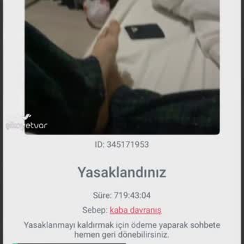 Minichat'ten Ban Yedim!