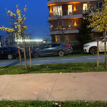 Pendik Belediyesi Yeşil Alana Araç Parkı Vv Kırık Dubalar Nedeniyle Oluşan Zarar