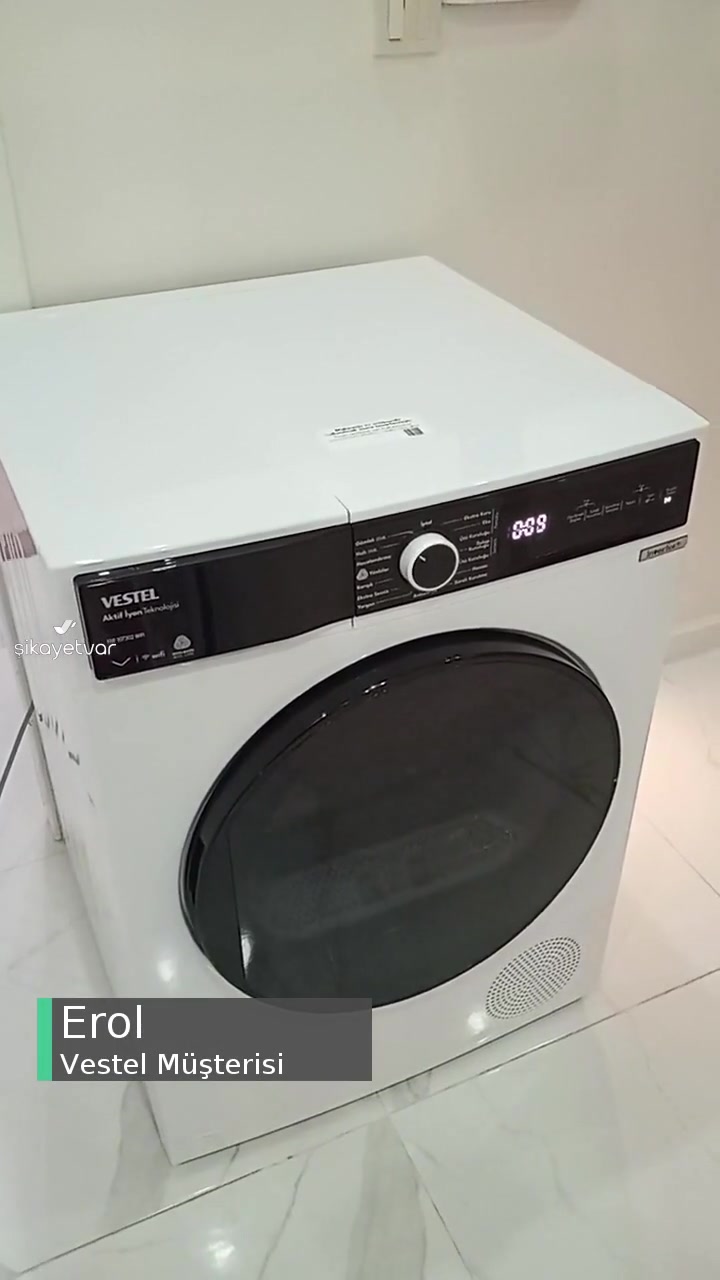 Vestel Kurutma Makinesi Ses İnkarı, Cızırtı, Cızırtı, Frekans Sesi, videonun kapak resmi
