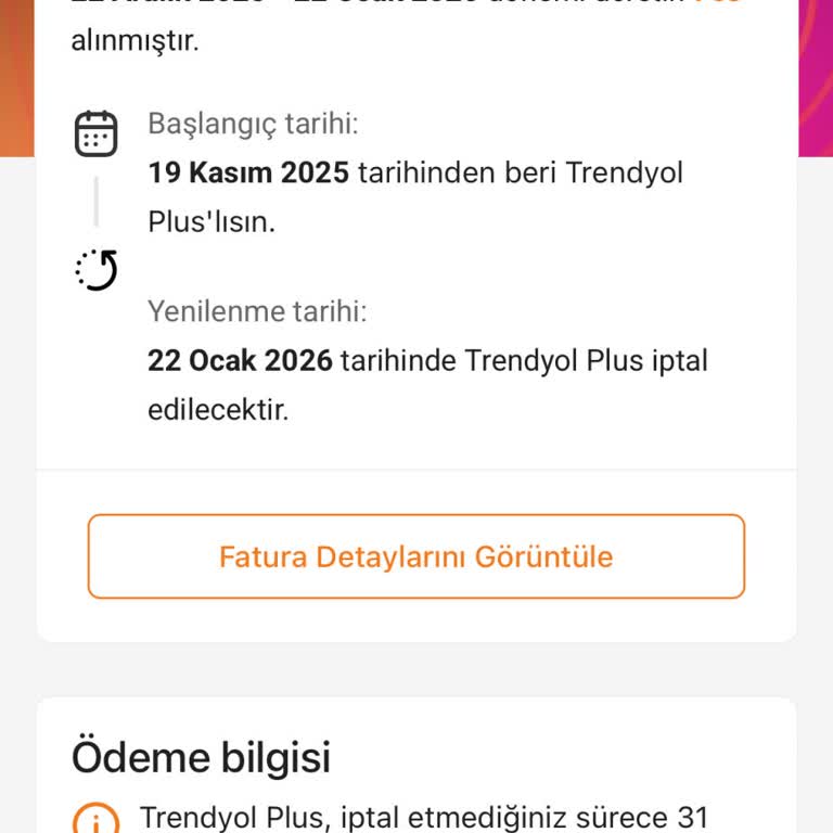Trendyol Plus Üyeliğim İzinsiz Yenilendi Ve Ücret İadesi Yapılmıyor