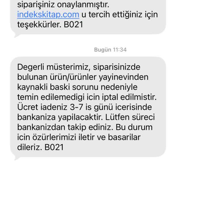Siparişin Gecikmeli İptali Ve Yetersiz Bilgilendirme Nedeniyle Güven Kaybı