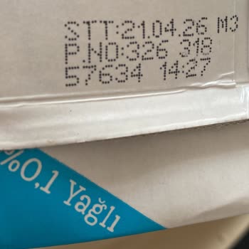 BİM Sütün Bozuk Olması