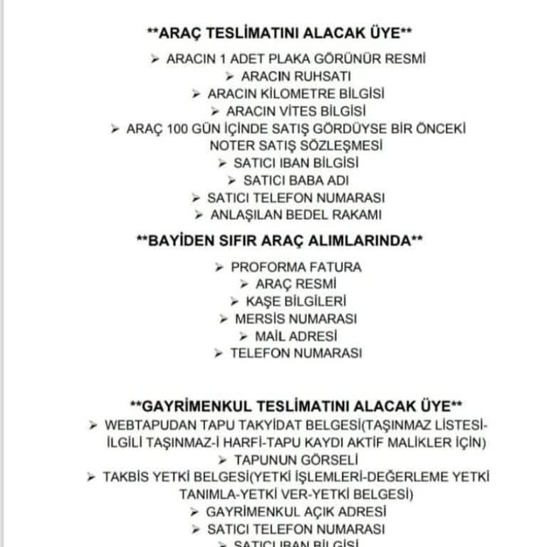 Çekme Belgeli Araç Ödemesi Hakkında Bilgilendirme Eksikliği Ve Mağduriyetim