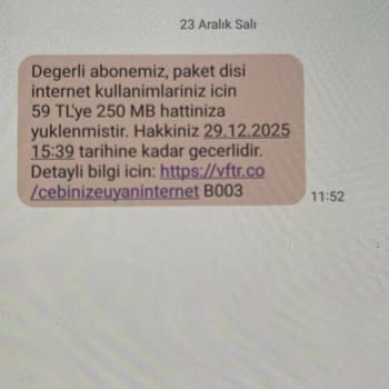Onaysız 59 TL İnternet Ücreti Kesildi Ve İade Bekleniyor
