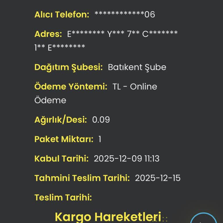 Teslim Edilmeyen Sipariş: Cevapsız Müşteri Hizmetleri Ve Kargo Sorunu