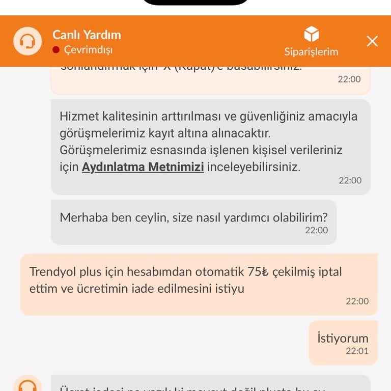 İzinsiz Trendyol Plus Üyeliği Ve Ücret İadesi Talebi