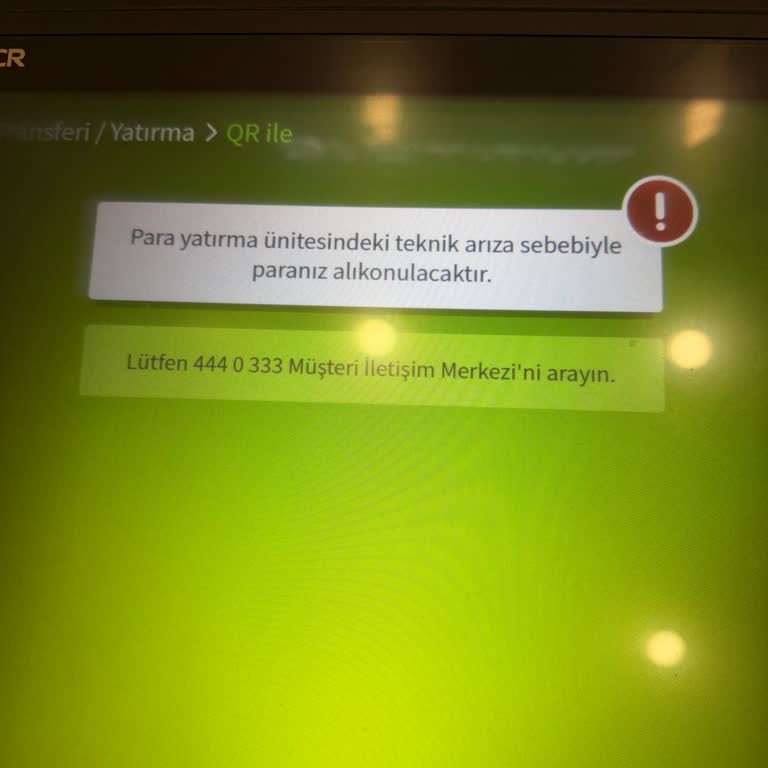 Garanti Bankası ATM’ten Eksik Para Yatırılması Ve Faiz Mağduriyeti