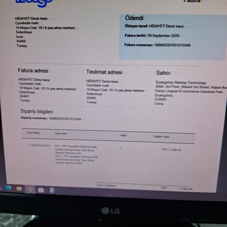 Fruugo’da İade Edilen Ürünün Ücret İadesi Henüz Alınmadı