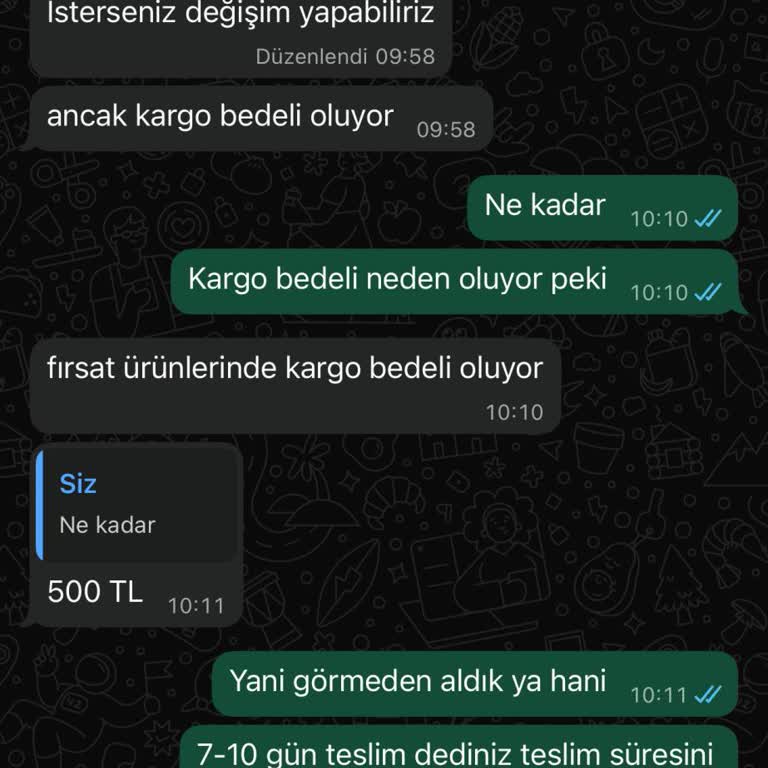 Kusurlu Ve Görselden Farklı Halı İçin Ücretsiz İade Talebi