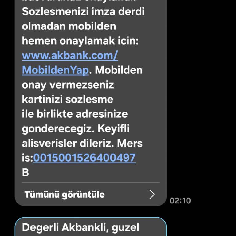 Akbank Onaylanan Axess Kartının Teslimatı Hakkında Bilgi Eksikliği