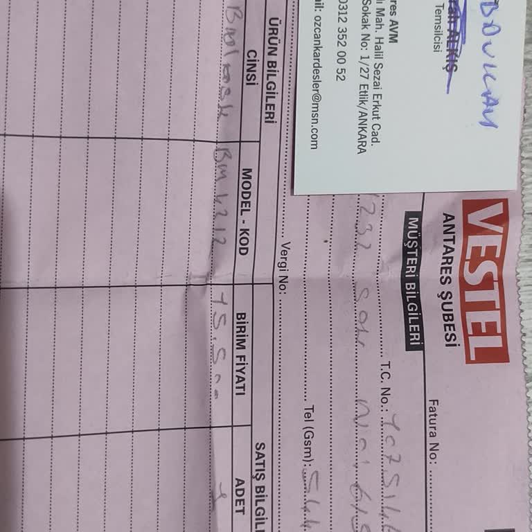 Yanlış Model Bulaşık Makinesi Teslimatı Ve Çözüm Beklentisi