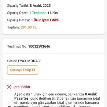 Trendyol’da İade Parası Kartıma Yansımadı Ve Müşteri Hizmetine Ulaşamıyoruz