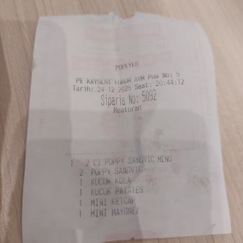 Kola Yerine Ice Tea Verilmesi Ve Bilgilendirme Eksikliği