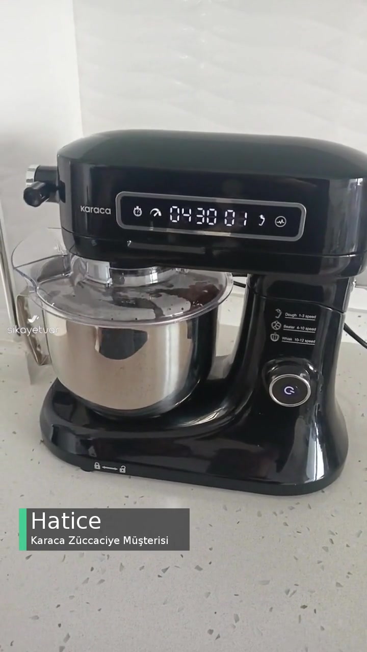 Karaca Hamur Yoğurma Makinesi Sallanması videonun kapak resmi