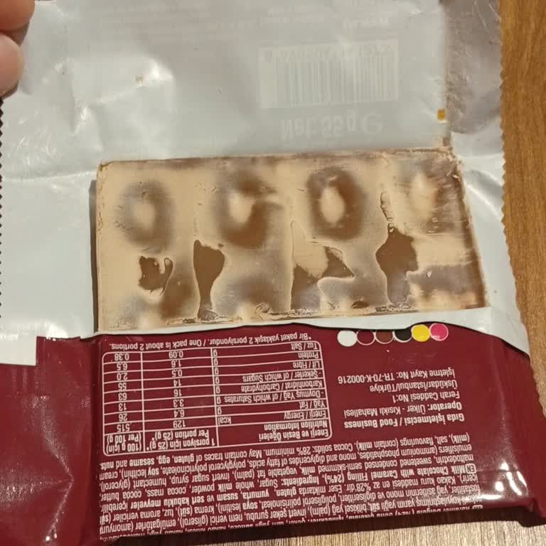Ülker Caramio Çikolatasının Renk Bozukluğu Ve Sağlık Endişesi