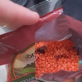 Mantar İçeren Mercimek Açık Paket Nedeniyle İade Reddedildi