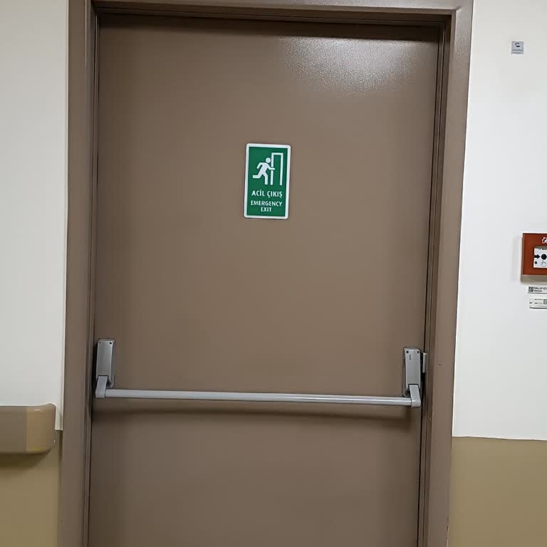 Acil Çıkışlarda Sigara İçilmesi Yangın Riski Oluşturuyor