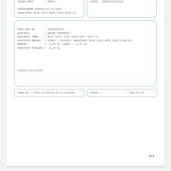 Turbo Oto Havale Yüklemesi Hesaba Yansımıyor, İade Talebi