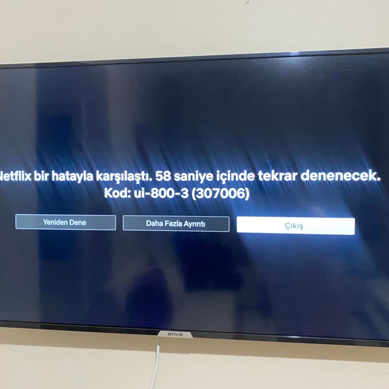 Onvo Akıllı TV’de Netflix Ve YouTube Uygulamaları Çalışmıyor