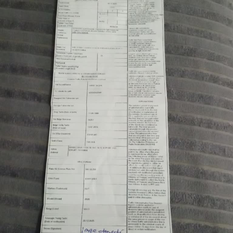 46.000 TL Ceza Ve Araç Bağlama Masraflarının Martı Tarafından Karşılanması Talebi