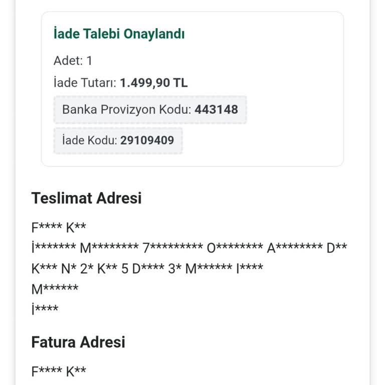 Epttavm'den 1500 TL İade Ücreti Gecikmesi Ve Banka İletişim Sorunu