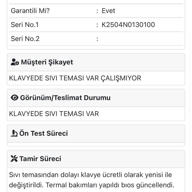 MSI Servisinde Yetkisiz Onarım, 10.000 TL Masraf Ve Çalışmayan Laptop