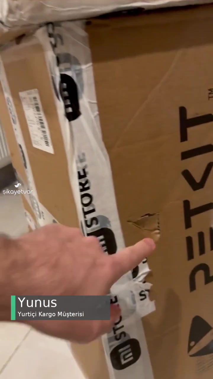 Yurtiçi Kargo Kolilerin Dış Ambalajlarında Ciddi Göçükler, Ezilmeler Ve Yırtıklar videonun kapak resmi
