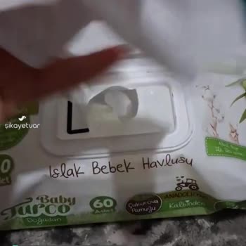 Baby Turco Islak Bebek Havlusu Sıkıntılı!