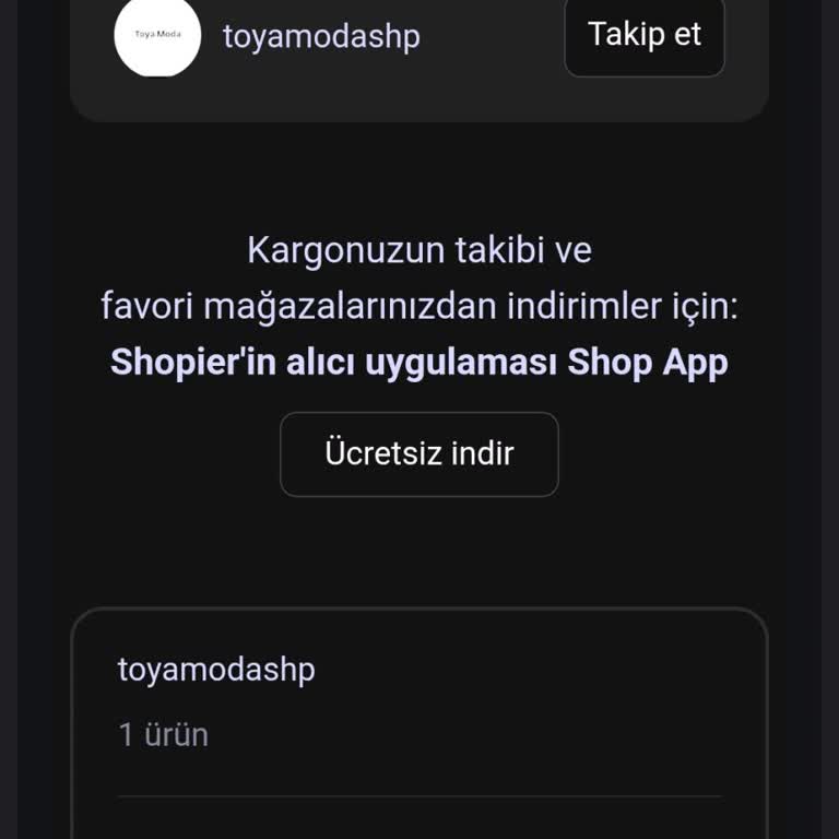 Toya Moda Instagram Siparişimin Gönderilmemesi Ve Ücret İadesi Talebi