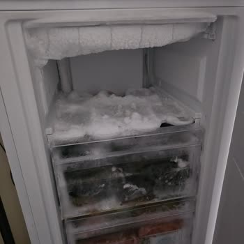 Üst Bölümde Kar Ve Buzlanma, Kapak Açılmıyor