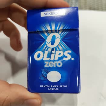 Olips Zero Şeker Ambalajında Okaliptüs Yazım Hatası