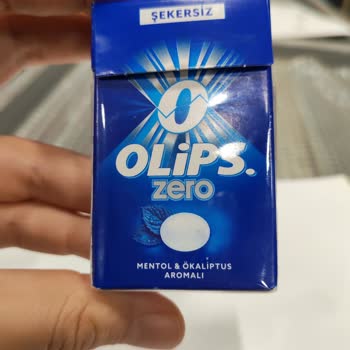 Olips Zero Şeker Ambalajında Okaliptüs Yazım Hatası
