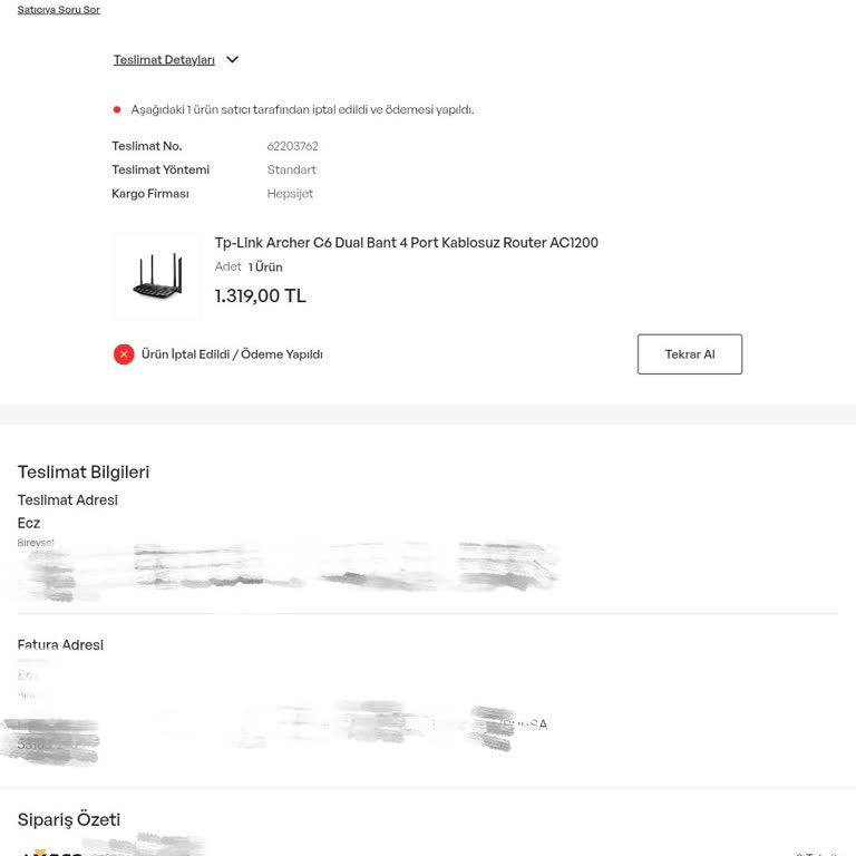İdefix’te Tek Taraflı Sipariş İptali Ve Fiyat Artışı Nedeniyle Tüketici Mağduriyeti