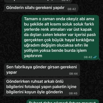 MKE'den Satın Alınan Girsan Tabancada Kaplama Hatası Ve Paslı Parçalar