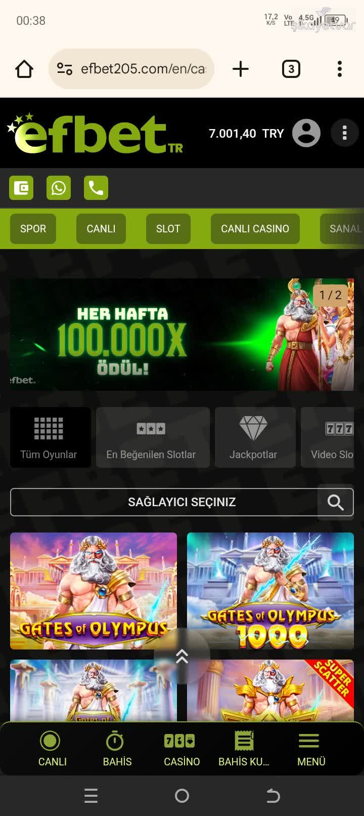 Efbet app