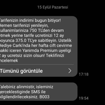 Vodafone Yanıltıcı Bilgilendirme Ve Fatura Aşımı