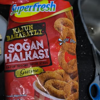 Superfresh Kajun Baharatlı Soğan Halkası Yapışık Ve Yanmış Ürün İadesi Talebi