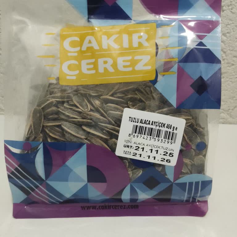 Çakır Çerez Çekirdekte Etiket Hatası: Tuzlu Yazıyor, Tuzsuz