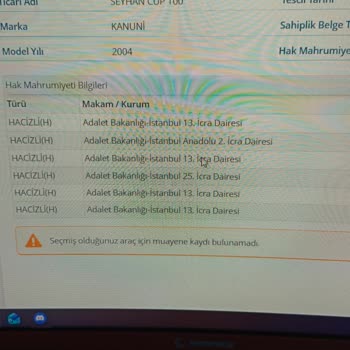 Motorumdaki Haksız Haczin Kaldırılması İçin Acil Talep